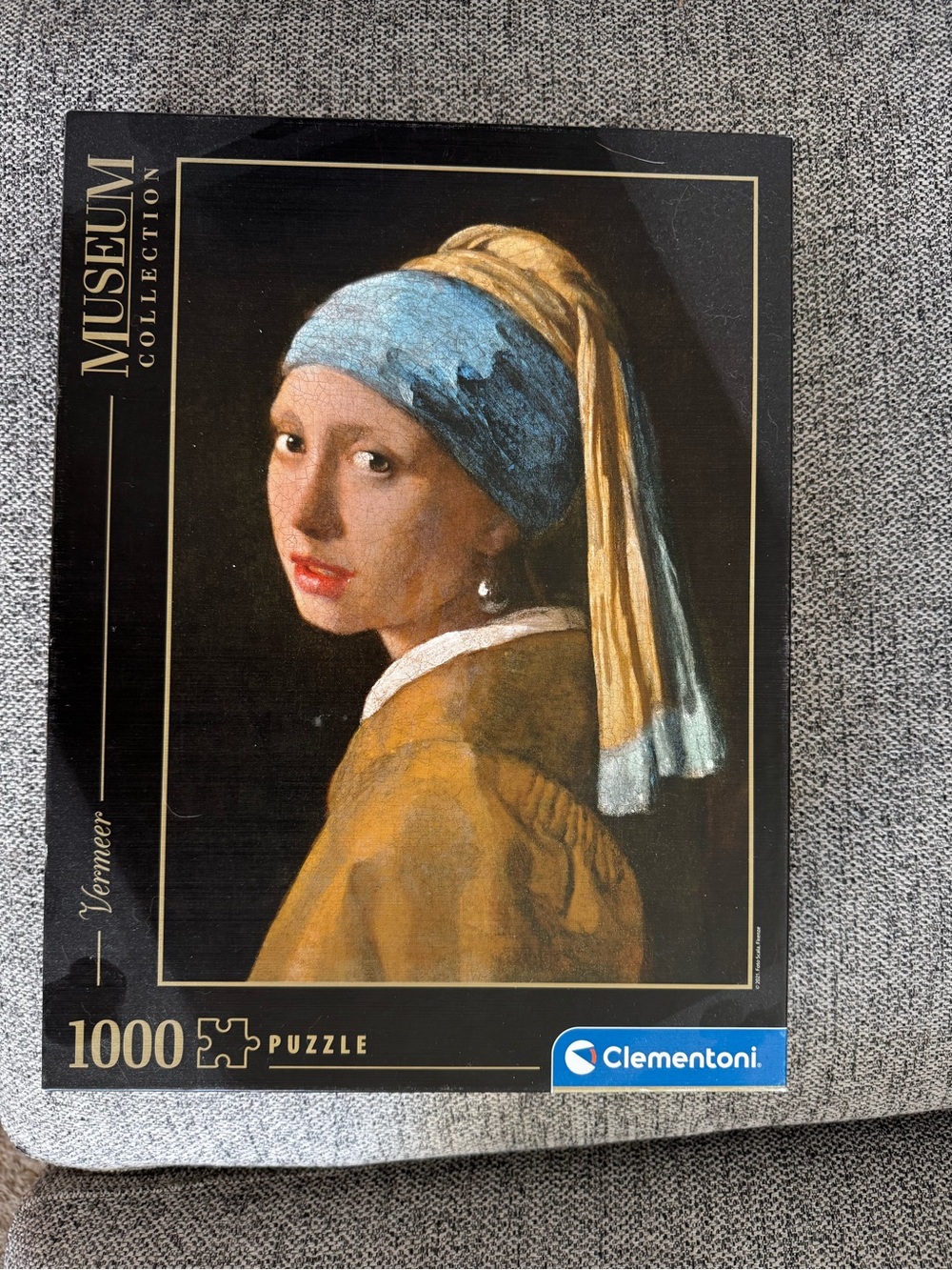 Museum Collection 'Girl with a Pearl Earring' 1000-Piece Puzzle - Blue & Gold